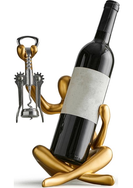 Tezgahı Şarap Şişesi Tutucu Şarap Şişesi Rafı Masaüstü Dekoratif Rafı Için Uygun Heykel Şarap Şişesi Rafı (Yurt Dışından)