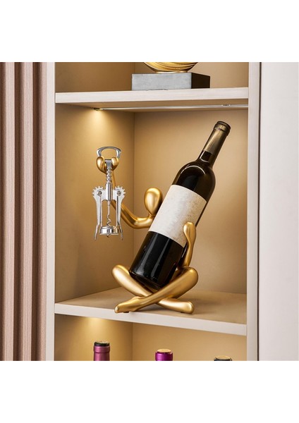 Tezgahı Şarap Şişesi Tutucu Şarap Şişesi Rafı Masaüstü Dekoratif Rafı Için Uygun Heykel Şarap Şişesi Rafı (Yurt Dışından) modelleri