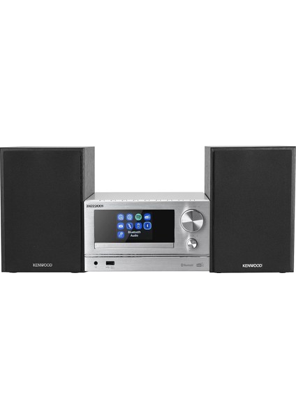 M-7000S-S Mikro Stereo Sistemi, Gümüş, Bluetooth, Usb, CD ve Radyo Dab+ Veya Fm ile