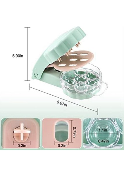 Kiraz Pitter Kiraz Tohumu Çıkartma Taşınabilir Kiraz Çekirdeği Çıkartma Mutfak Gadget Bir Aynı Aynı Anda 6 Kiraz Çıkarma (Yurt Dışından) modelleri