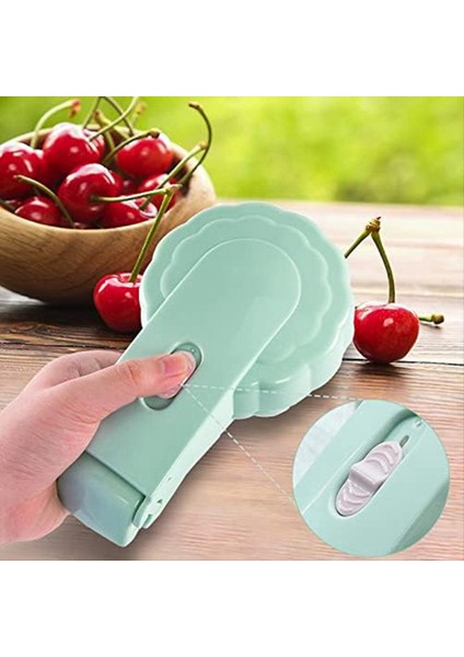 Kiraz Pitter Kiraz Tohumu Çıkartma Taşınabilir Kiraz Çekirdeği Çıkartma Mutfak Gadget Bir Aynı Aynı Anda 6 Kiraz Çıkarma (Yurt Dışından) fırsatları