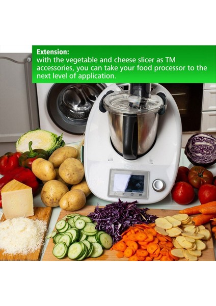 Mutfak Mixcover Blender Aksesuarları Sebze ve Peynir Kesici Vorwerk Thermomix Tm5 Tm6 (A) (Yurt Dışından) fiyatları