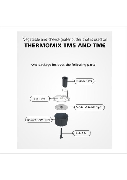 Mutfak Mixcover Blender Aksesuarları Sebze ve Peynir Kesici Vorwerk Thermomix Tm5 Tm6 (A) (Yurt Dışından) fırsatları