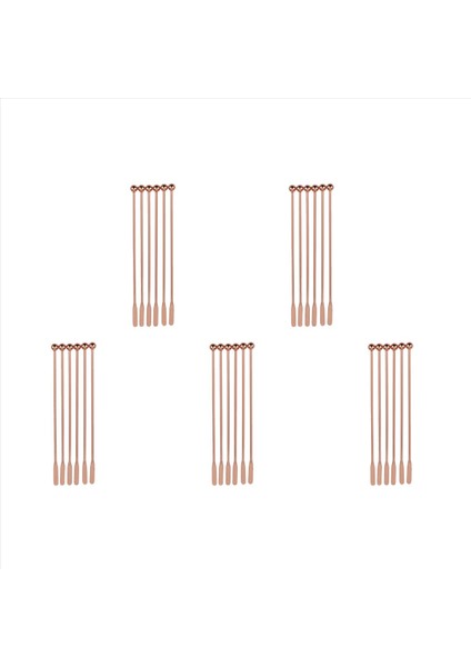 Paslanmaz Çelik Kahve Içecek Karıştırıcılar Karıştırın Kokteyl Içecek Swizzle Çubuğu Kahve Karıştırma Çubuğu 30 (Yurt Dışından)