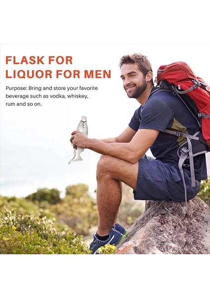 1 Set Balık Şeklindeki Kalça Şişesi 5 Oz Şişe Mini Cep Şişesi Paslanmaz Çelik Parti Içecek Içi Açık (Yurt Dışından) fırsatları