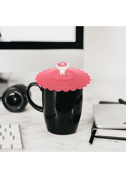 6pcs Yeni Sevimli Anti-Toz Silikon Cam Bardak Kapak Kahve Kupa Emme Mühür Kapağı Kapağı Gıda Sınıfı Yaratıcı Yuvarlak Kupa Kapağı (Yurt Dışından) fiyatları