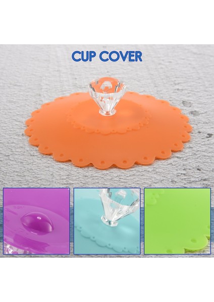 6pcs Yeni Sevimli Anti-Toz Silikon Cam Bardak Kapak Kahve Kupa Emme Mühür Kapağı Kapağı Gıda Sınıfı Yaratıcı Yuvarlak Kupa Kapağı (Yurt Dışından) indirimleri