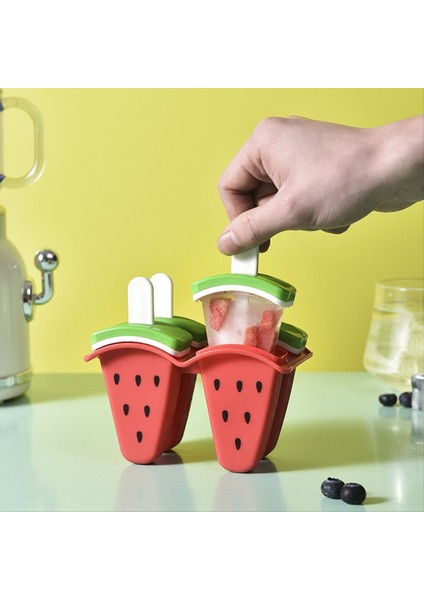 Dondurma Popsicles Kalıp Kalıplar Için Karpuz Şekilli Buz Diy Buz Popsi Silikon Buz Kalıpları Için Ev Yapımı Popsicles Aletleri (Yurt Dışından) modelleri