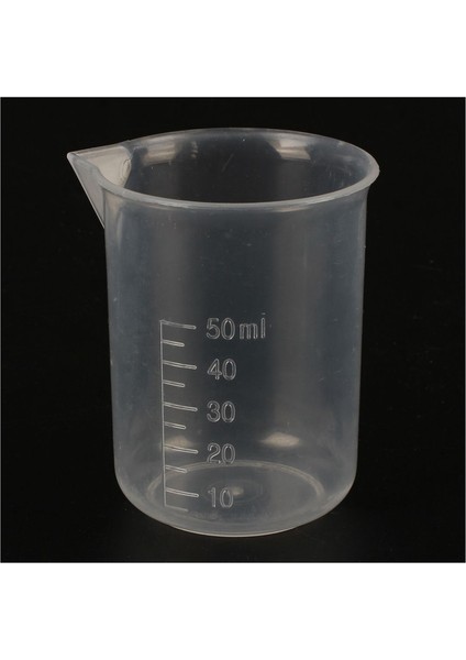 4 Pcs 50 ml Laboratuvar Plastik Su Sıvı Ölçüm Kupası Şeffaf (Yurt Dışından) modelleri