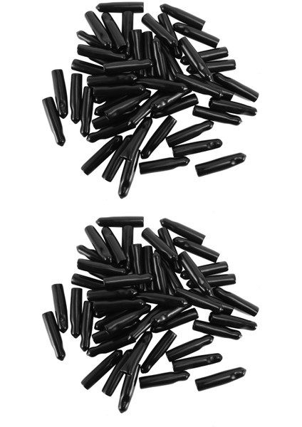 Siyah Kauçuk Poker Kapak Likör Şişesi Poker Kapak Dispenser Spout Toz Kapakları (96) (Yurt Dışından)