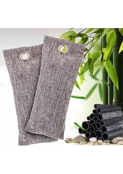 Bambu Kömür Hava Saflaştırma Torbası (4 Paket) 50G Aktif Kömür Koku Emici Doğal Hava Fazı (Yurt Dışından) fırsatları