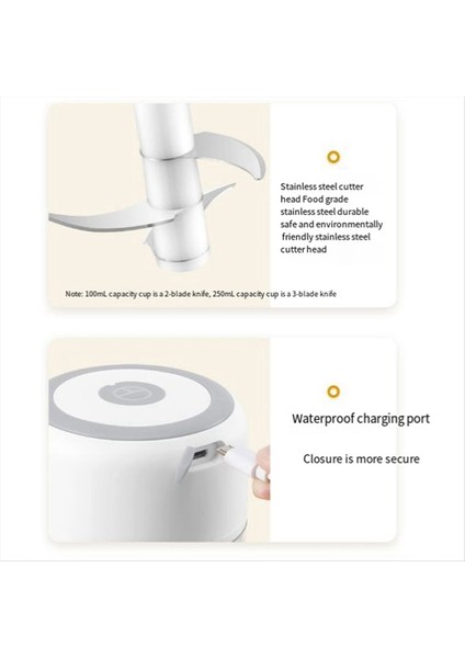 250ML Mini USB Elektrikli Et Kıyıcı Sarımsak Kıyıcı Şarj Edilebilir Kırıcı Memsi Ticaretçisi Pembe (Yurt Dışından) fırsatları