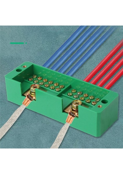Tek Faz 2-In 8 Giden Terminal Kutusu Ev Dağıtım Kutusu Kavşak Kutusu Terminal Bloğu 220 V (8 Çıkış) (Yurt Dışından)