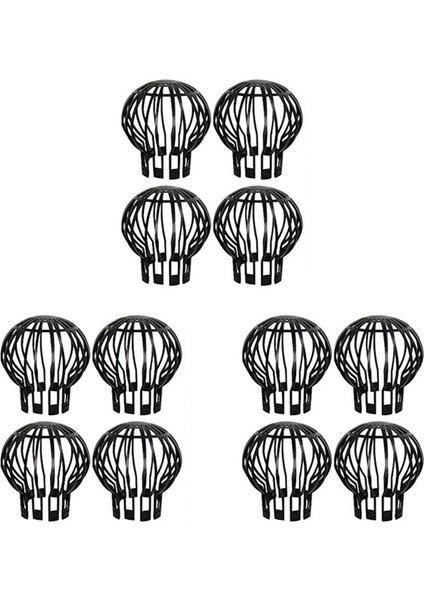 12PCS Oluk Koruyucusu Iniş Düşüşleri Filtre Süzgeçi Yaprak Enkaz Dallarını Önleyen Çatı Yosunları Boruları Tıkamasını Önleyen (Yurt Dışından)