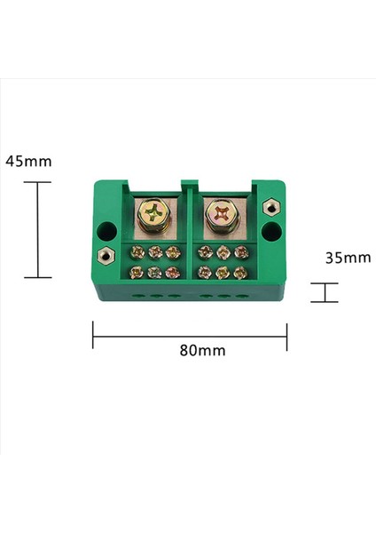 2x Tek Faz 2-Inç 6 Giden Terminal Kutusu Ev Dağıtım Kutusu Kavşak Kutusu Terminal Bloğu 220 V (6 Çıkış) (Yurt Dışından) modelleri