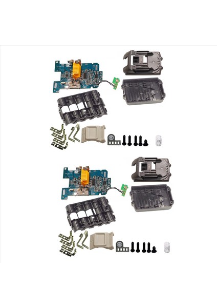 2x Dıy Pil Kılıfı Tek Hücre Koruma Algılama Makita Için Bms 18V Pil BL1830 BL1820 BL1815 BL1860B Lxt 400 (Yurt Dışından)