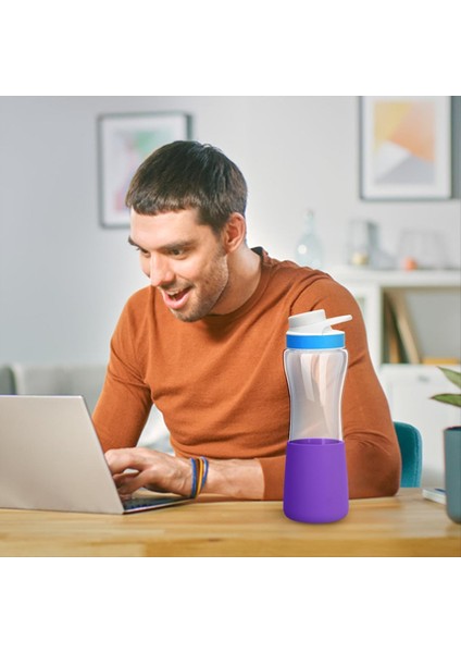 2pcs Su Şişesi Alt Kol Cirkul 22OZ Şişe Silikon Şişe Önyükleme Koruyucu Su Şişesi Koruyucu Mor (Yurt Dışından) indirimleri