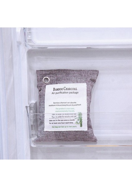 2 Paket Bambu Kömür Hava Saflaştırma Çantası 50G &amp 4 Paket Aktif Bambu Kömür Çantası Koku Çıkarma 200G (Yurt Dışından) fırsatları