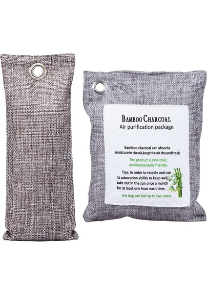 2 Paket Bambu Kömür Hava Saflaştırma Çantası 50G &amp 4 Paket Aktif Bambu Kömür Çantası Koku Çıkarma 200G (Yurt Dışından) indirimleri
