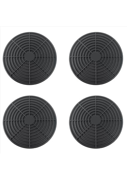 Siyah Yuvarlak Silikon Kauçuk Içecek Bardak Altlıkları (18 Set) Evler ve Çubuklar Için Olmayan Kaymaz (Yurt Dışından) fiyatları