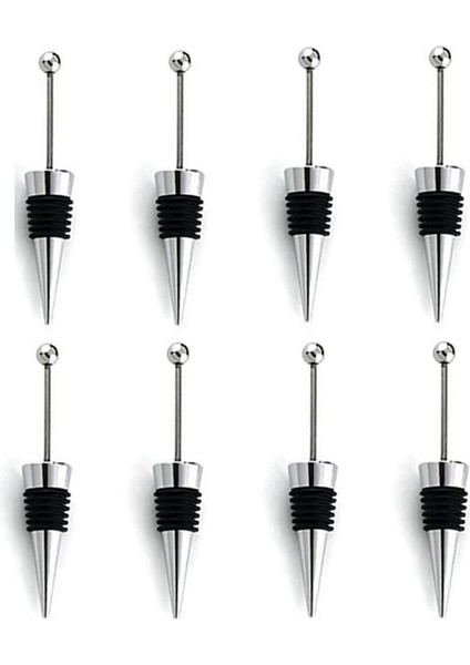 8pcs Şarap Şişeleri Için Şarap Tıpaları Metal Şarap Tasarrufu Bira Tıpası Yeniden Kullanılabilir Şarap Mantarları Silikon Şarap Tıpa (Yurt Dışından)