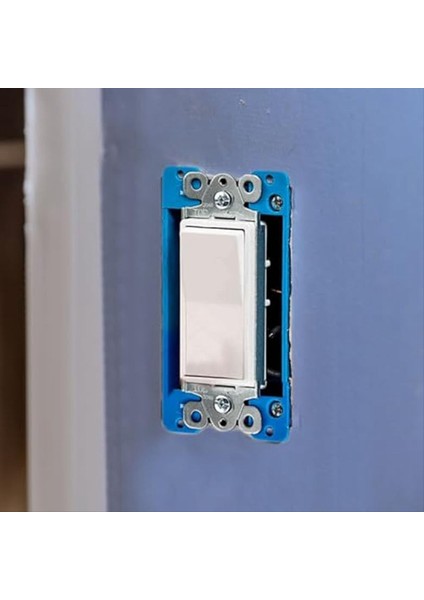 6pcs 1/2 Inç Tek Çetiştir Çıkış Kutusu Genişleticileri Elektrik Outlet Extender Kutusu 12 Vidalı Kaplama Extender (Yurt Dışından) indirimleri