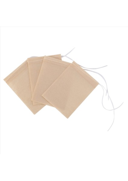 3000 Paket Çay Filtre Çantaları Gevşek Yaprak Çay Kahve (Doğal Renk) Için Drawstring ile Tek Kullanımlık Kağıt Çay Poşeti (Yurt Dışından) fırsatları