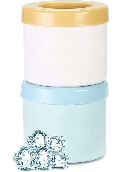 Silikon Küçük Buz Küpü Tepsileri Kapaklı Silindirli Buz Kabukları 60 Buz Küpü Için Kalıp Kolayca Serbest Bırakma 2 Paketi Sıkın (Yurt Dışından)