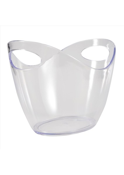 Şeffaf Ingot Buz Kovası Kırmızı Şarap Kovası Buz Kovası Akrilik Ktv Bira Kepçe S (Yurt Dışından) modelleri