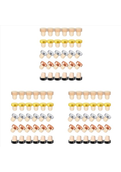 90PCS Şarap Şişesi Durdurucu T Şekilli Şarap Durdurucu Tatma Değiştirme Yeniden Kullanılabilir Cam Bira Şişesi Sızdırmazlık (Yurt Dışından)