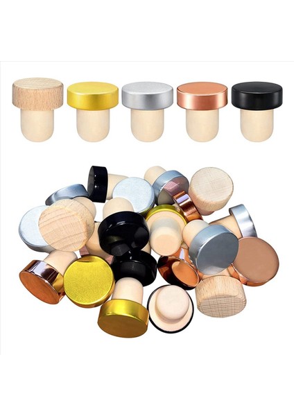 90PCS Şarap Şişesi Durdurucu T Şekilli Şarap Durdurucu Tatma Değiştirme Yeniden Kullanılabilir Cam Bira Şişesi Sızdırmazlık (Yurt Dışından) fiyatları