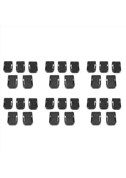 Makita 18V Sabitleme Cihazları (Siyah) Için 30 Adet Pil Depolama Pil Tutucu Kasa (Yurt Dışından)