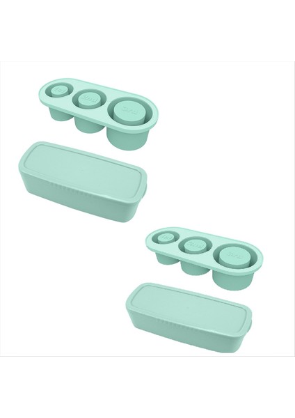 20-40 Oz Tumbler Için Kapaklı Silikon Buz Karesi Tepsisi Kupa Için 3 Içi Boş Silindir Buz Karesi Kalıp Yeniden Kullanılabilir Büyük Yeşil (Yurt Dışından)