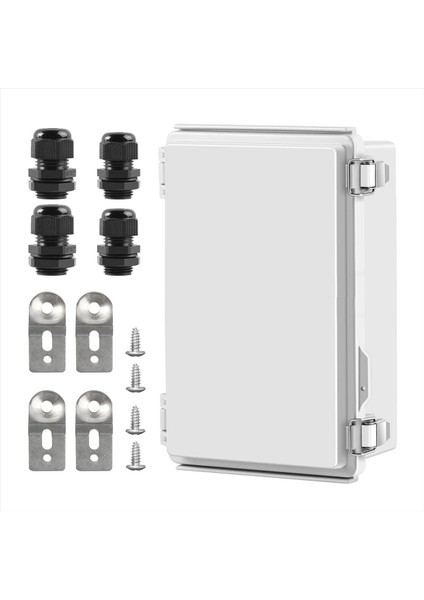 Su Geçirmez Dış Mekan Proje Abs Kavşak Kutusu IP67 Menteşeli Kapak Montaj Plakası ile Hava Koşullarına Dayanıklı Toz Geçirmez Muhafaza (Yurt Dışından)