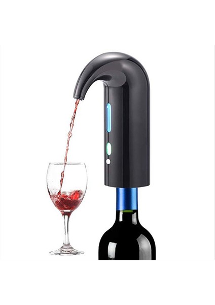 Elektrikli Şarap Pourer Aerator Dispenser Pompa USB Şarj Edilebilir Şarj Edilebilir Dekanter Pourer Şarap Aksesuarları Siyah (Yurt Dışından) modelleri