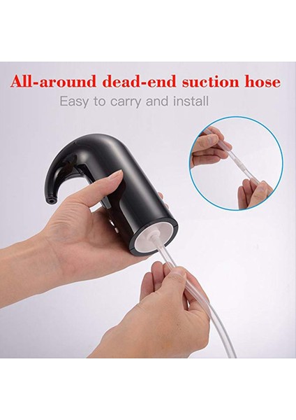 Elektrikli Şarap Pourer Aerator Dispenser Pompa USB Şarj Edilebilir Şarj Edilebilir Dekanter Pourer Şarap Aksesuarları Siyah (Yurt Dışından) indirimleri