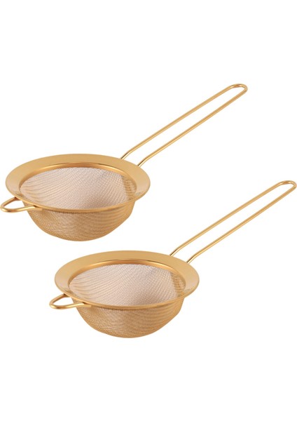 2x Ince Örgü Yağ Süzgeç Altın Un Elek Kehanetleri Un Kahve Örgü Filtre Fırınlama Aletleri Fırın Yazılımı S (Yurt Dışından)