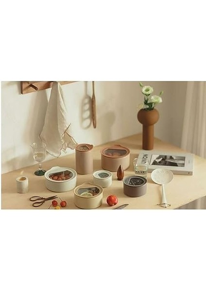 Fika One Seramik Saklama Kabı Bej 700 ml D-NEONE070-09 fiyatları