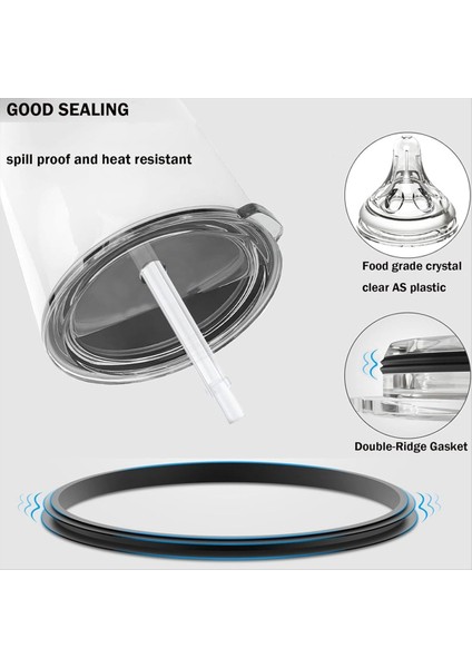 Saman ile Dökülme Geçirmez Kapak Yeti Rambler Saman Kupası Için Uyumlu Yedek Saman Kapakları Seyahat Straw Üst Kapakları Kapak 20OZ (Yurt Dışından) fırsatları