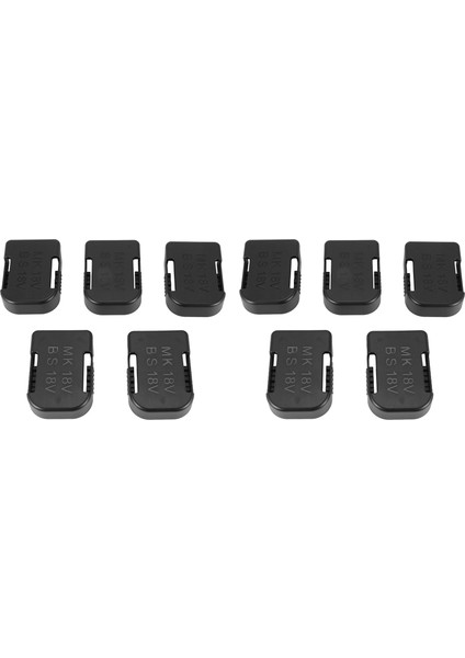 Makita 18V Sabitleme Cihazları (Siyah) Için 10 Adet Pil Depolama Pil Tutucu Kasa (Yurt Dışından)