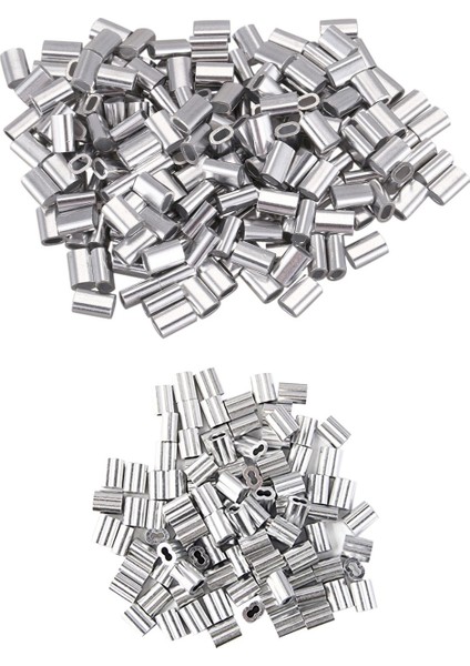 200 Pcs M1 5 Tel Halat Alüminyum Ferrule Kablo Bağları Kıvrım ve 120 Pcs Alüminyum Sıkılma Döngü Kılıf (Yurt Dışından)