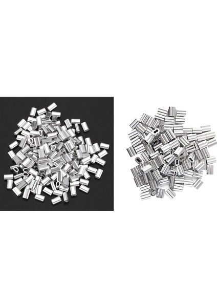 200 Pcs M1 5 Tel Halat Alüminyum Ferrule Kablo Bağları Kıvrım ve 120 Pcs Alüminyum Sıkılma Döngü Kılıf (Yurt Dışından) fiyatları