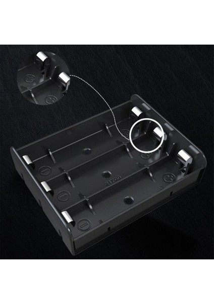 4pcs 4x 21700 Pil Tutucu Saklama Kutusu Kılıfı Abs Fireproof Güç Bankası Kılıfları Yuva Pilleri Konteyner Şarapnel ile (Yurt Dışından) fiyatları