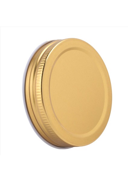 24 Paket Kavanoz Kapakları Normal Ağız Sızıntı Geçirmez Güvenli Depolama Katı Kapaklar (Altın) (Yurt Dışından)