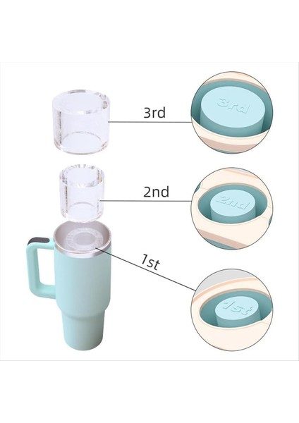 20-40 Oz Tumbler Için Kapaklı Silikon Buz Karesi Tepsisi Kupa Için 3 Içi Boş Silindir Buz Karesi Kalıp Kahverengi (Yurt Dışından) indirimleri