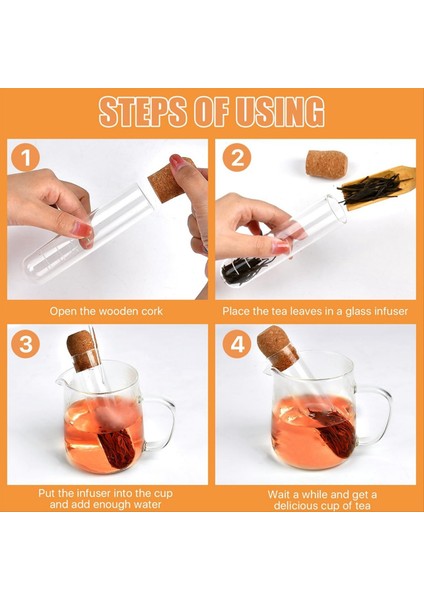 6 Adet Cam Çay Infüzörü Kapaklı Cam Süzgeçler Çay Için Yeniden Kullanılabilir Cam Difüzör Bardaklar Için Temiz Çay Süzgeç Kupalar (Yurt Dışından) fırsatları