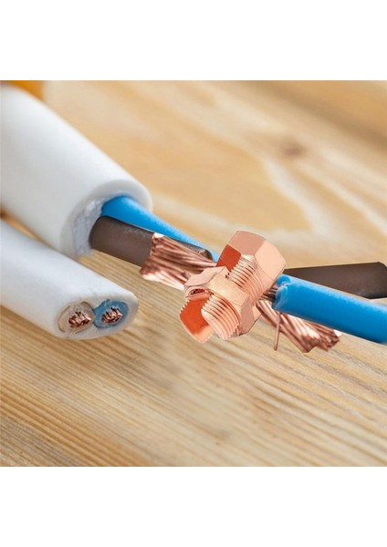 10 Adet Bölünmüş Cıvata Konnektörü Topraklama Bölünmüş Cıvata Konnektörü Bölünmüş Cıvata Konnektörü Tellerde Tam Toprak Için Tj-16 (Yurt Dışından) indirimleri