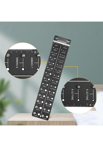 28 Boyut Somun ve Cıvata Diş Denkleyicisi Cıvata Boyutu ve Diş Göstergesi Cıvata ve Somun Tanımlayıcı Göstergesi Cıvata Göstergesi Black (Yurt Dışından) fırsatları