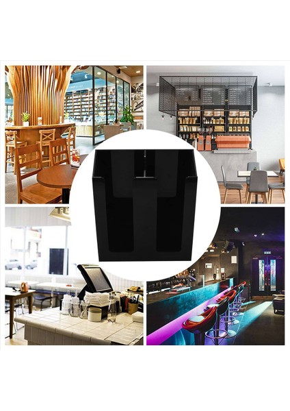 3x Kahve Kupası ve Kapak Kılıf Dispenser Kupa Tutucu Kupa Tutucu Iki Bardak Tutucu Kağıt Bardak Depolama Rafı (Yurt Dışından) fiyatları