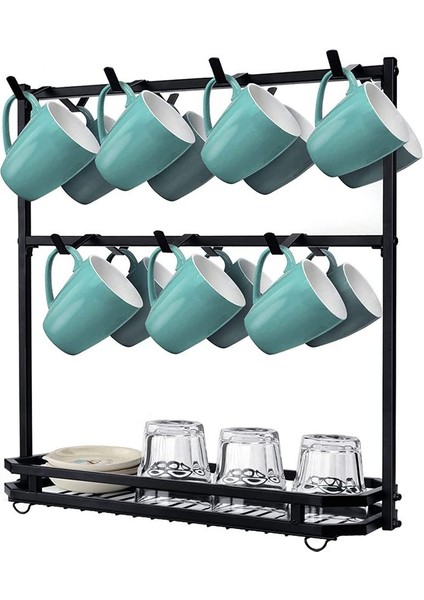 Kahve Kupa Tutucu Mutfak Depolama Kanca Dolap Dekor Işaret Fincan Rafı Yararlı Şarap Bardağı Askı Içermeyen Fincan Raf (Yurt Dışından) fiyatları